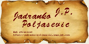 Jadranko Poljašević vizit kartica
